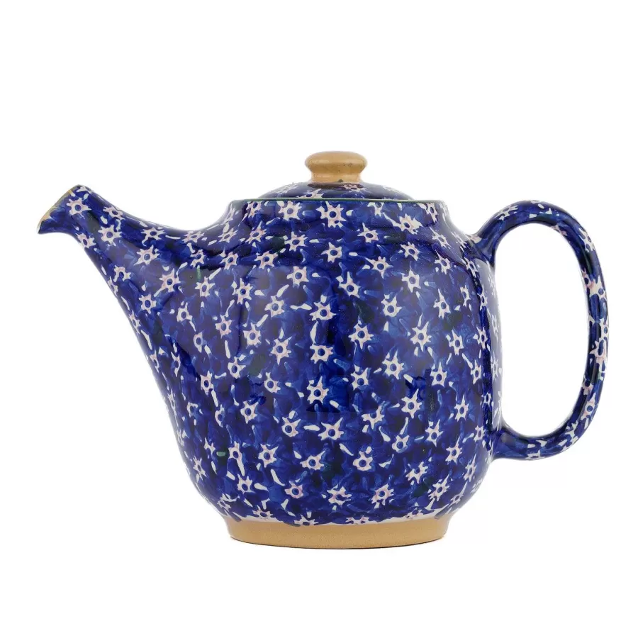 Serving<Nicholas Mosse Teapot Dark Blue Lawn