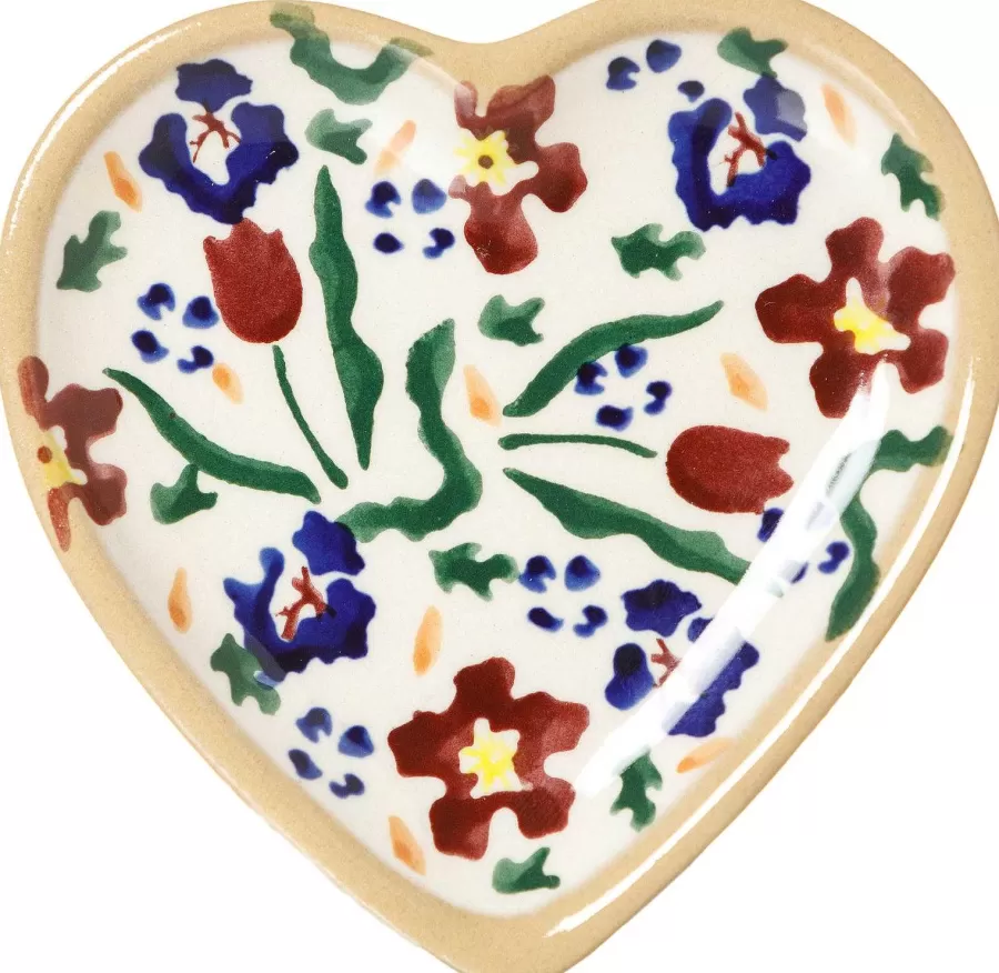 Valentine'S Day<Nicholas Mosse Tiny Heart Plate Wild Flower Meadow