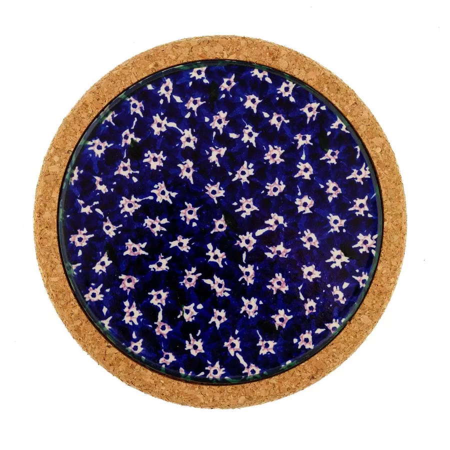 Tea Fanatic'S Gifts<Nicholas Mosse Trivet Round Dark Blue Lawn