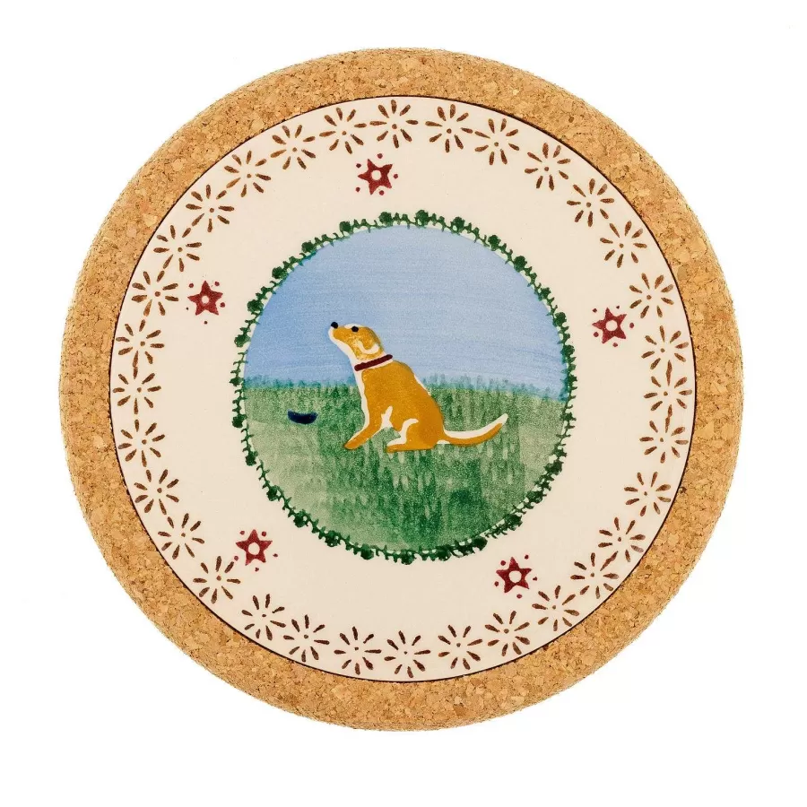 Landscapes<Nicholas Mosse Trivet Round Dog