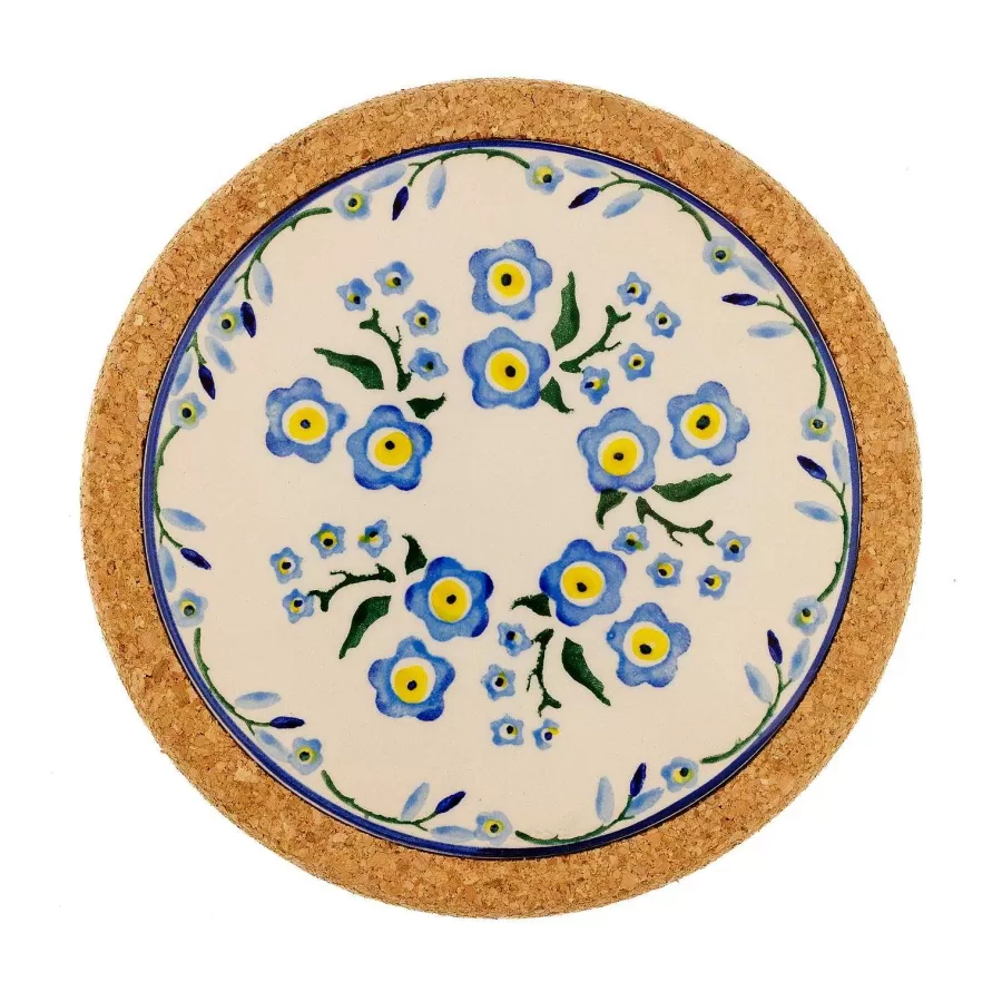 Tea Fanatic'S Gifts<Nicholas Mosse Trivet Round Forget Me Not