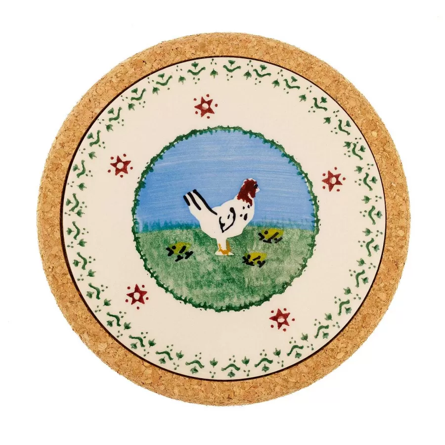 Tea Fanatic'S Gifts<Nicholas Mosse Trivet Round Hen