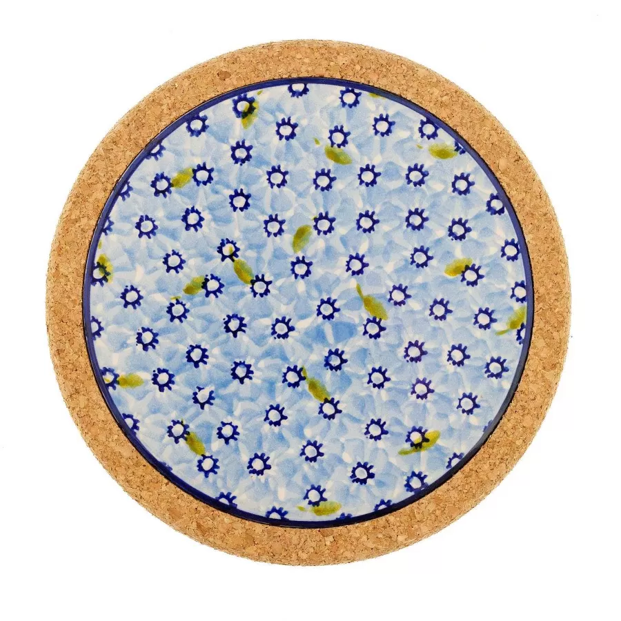 Tile Trivets<Nicholas Mosse Trivet Round Light Blue Lawn