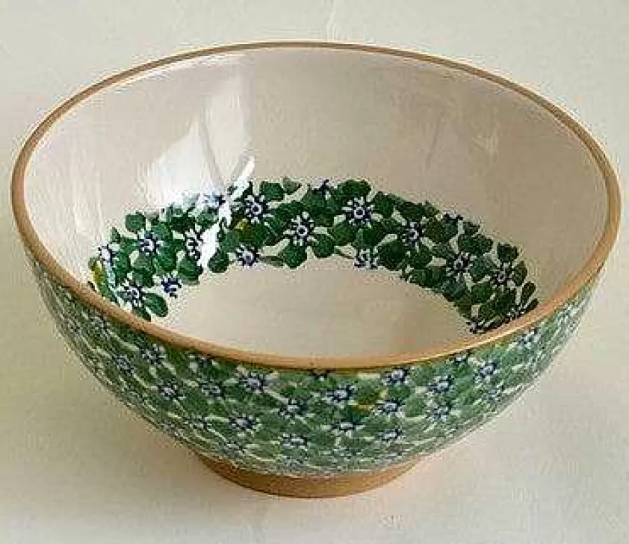 New In<Nicholas Mosse Vegetable Bowl Green Lawn