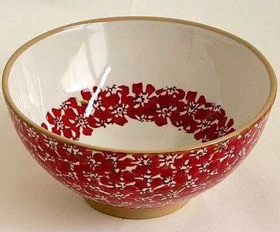 Lawn<Nicholas Mosse Vegetable Bowl Red Lawn