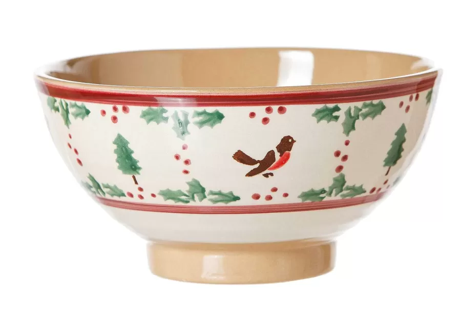 Winter Robin<Nicholas Mosse Vegetable Bowl Winter Robin